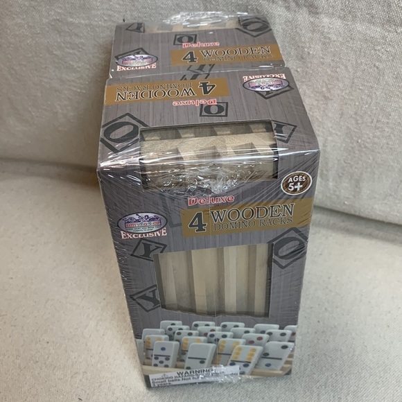 Wood Domino Racks - set of 8 - Picture 5 of 5